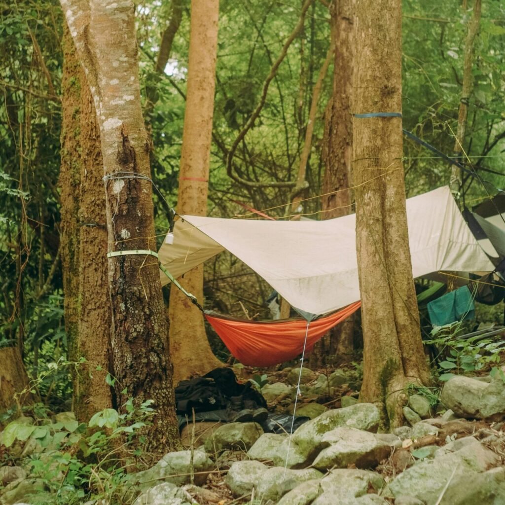 A-Frame-Tarp-Shelter-Abenteuer